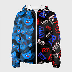 Куртка с капюшоном женская Poppy Half Patter, цвет: 3D-белый