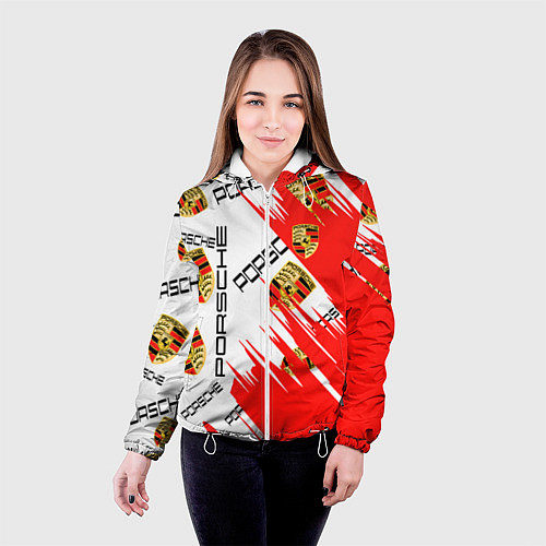 Женская куртка Porsche sport / 3D-Белый – фото 4