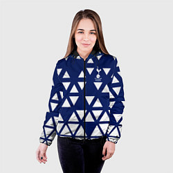 Куртка с капюшоном женская Тоттенхэм tottenham, цвет: 3D-черный — фото 2