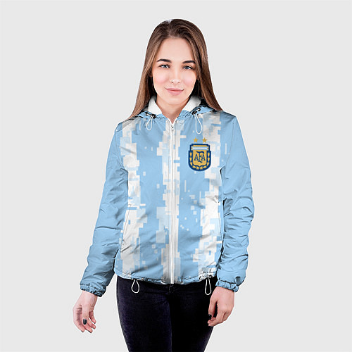 Женская куртка Сборная Аргентины Современная форма / 3D-Белый – фото 4