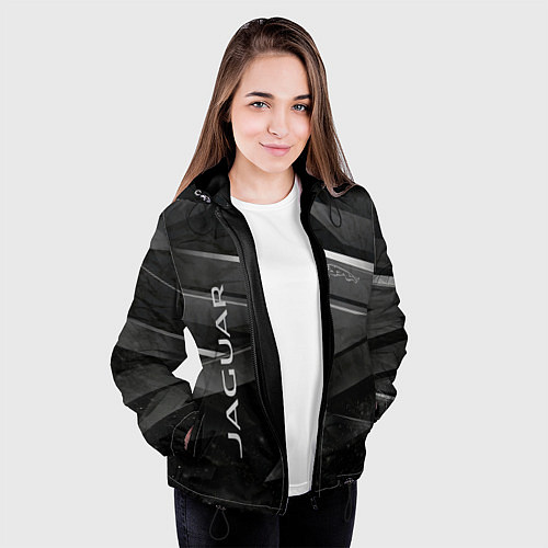 Женская куртка JAGUR ЯГУАР абстракция / 3D-Черный – фото 3
