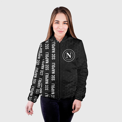 Женская куртка SSC NAPOLI Графика / 3D-Черный – фото 4