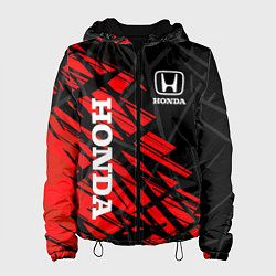 Куртка с капюшоном женская HONDA ХОНДА СОВРЕМЕННЫЙ, цвет: 3D-черный