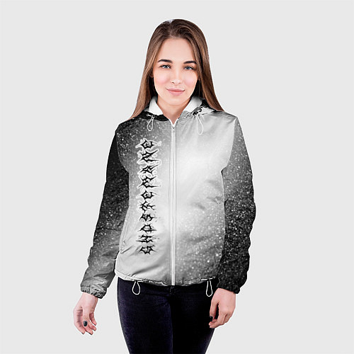 Женская куртка GHOSTEMANE Шум Вертикально / 3D-Белый – фото 4