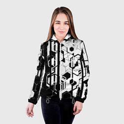 Куртка с капюшоном женская Шесть граней, цвет: 3D-белый — фото 2