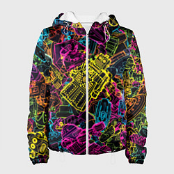 Женская куртка Cyber space pattern Fashion 3022
