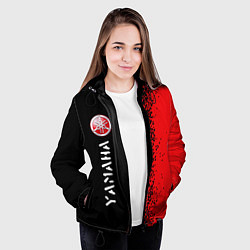 Куртка с капюшоном женская YAMAHA Yamaha - Спрей, цвет: 3D-черный — фото 2