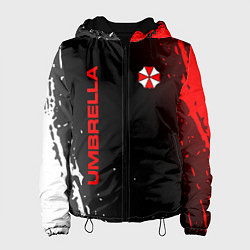 Куртка с капюшоном женская Resident evil амбрелла, цвет: 3D-черный