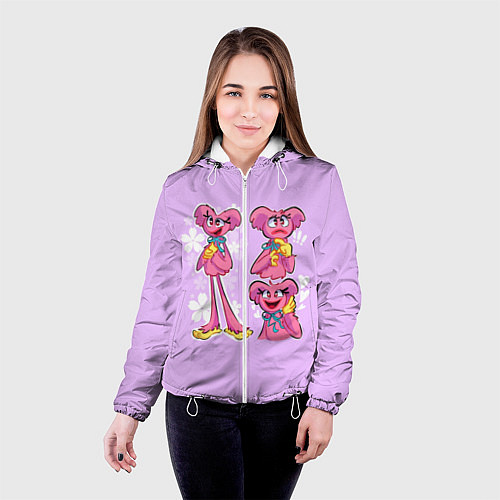 Женская куртка РАЗНАЯ КИССИ МИССИ KISSY MISSY / 3D-Белый – фото 4