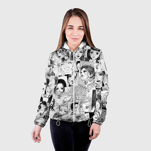 Женская куртка Nana pattern / 3D-Белый – фото 4