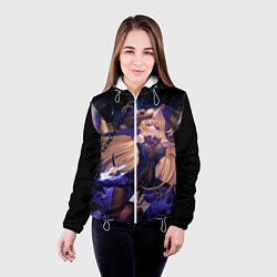 Куртка с капюшоном женская ФИШЛЬ - FISCHL GENSHIN, цвет: 3D-белый — фото 2