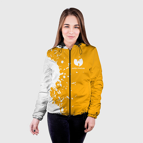 Женская куртка Wu-tang clan маленькое лого / 3D-Черный – фото 4