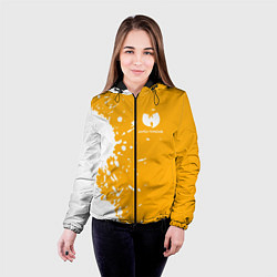 Куртка с капюшоном женская Wu-tang clan маленькое лого, цвет: 3D-черный — фото 2