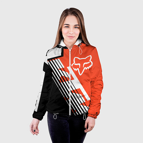 Женская куртка FOX X KTM Сollaboration / 3D-Белый – фото 4