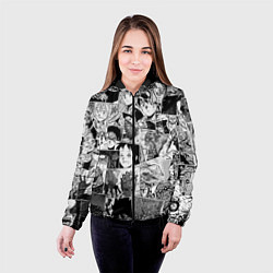 Куртка с капюшоном женская Дорохэдоро pattern, цвет: 3D-черный — фото 2