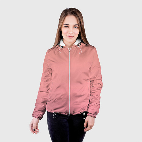 Женская куртка Gradient Roseanna Orange to pink / 3D-Белый – фото 4