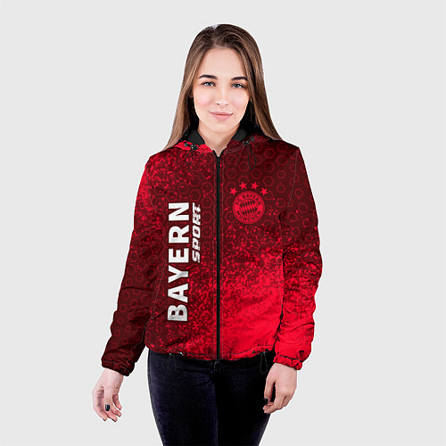 Женская куртка БАВАРИЯ Sport Арт / 3D-Черный – фото 4