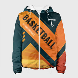 Куртка с капюшоном женская Basketball Champion, цвет: 3D-белый