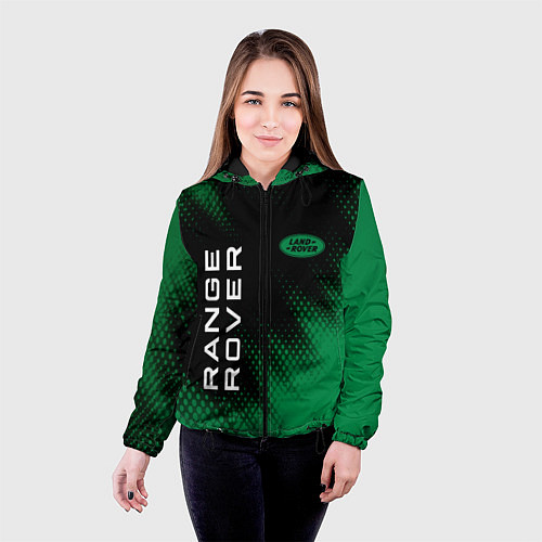 Женская куртка РЭНДЖ РОВЕР Абстракция / 3D-Черный – фото 4