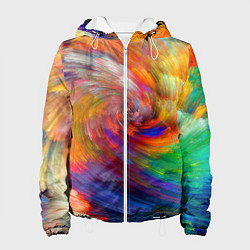 Женская куртка MULTICOLORED SWIRLS