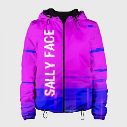 Женская куртка Sally Face Glitch Text Effect