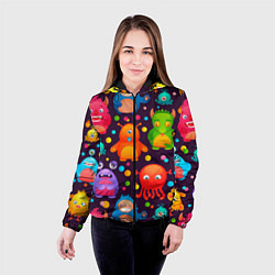 Куртка с капюшоном женская CHARMING MONSTERS, цвет: 3D-черный — фото 2