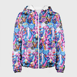 Женская куртка POPPY PLAYTIME HAGGY WAGGY AND KISSY MISSY LOVE