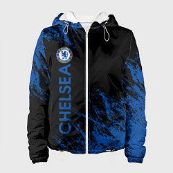Куртка с капюшоном женская Chelsea текстура, цвет: 3D-белый