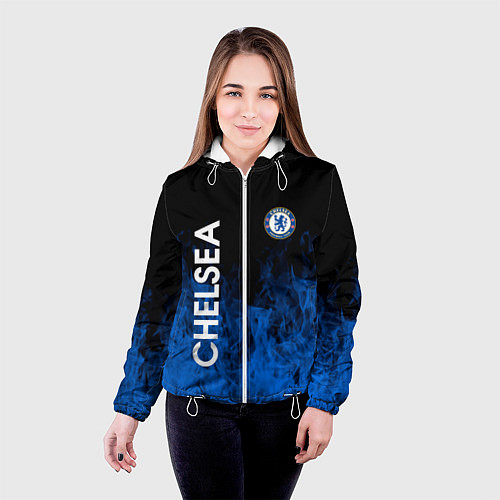 Женская куртка Chelsea пламя / 3D-Белый – фото 4