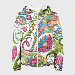 Женская куртка Fashionable floral Oriental pattern Summer 2025