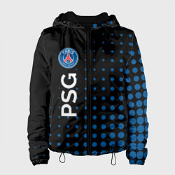 Куртка с капюшоном женская Psg абстракция, цвет: 3D-черный