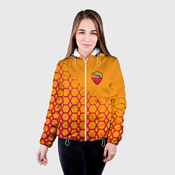 Куртка с капюшоном женская Рома соты, цвет: 3D-белый — фото 2