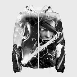 Куртка с капюшоном женская МЕТАЛ ГИР СОЛИД- METAL GEAR, цвет: 3D-белый