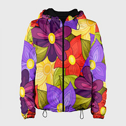 Женская куртка MULTICOLORED PANSIES