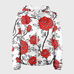 Женская куртка BEAUTIFUL RED ROSES