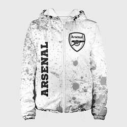 Куртка с капюшоном женская Arsenal Sport на светлом фоне, цвет: 3D-белый