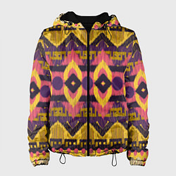 Женская куртка Африканский узор орнамент из шерсти Africa Wool Pa