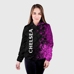 Куртка с капюшоном женская Chelsea Pro Football, цвет: 3D-черный — фото 2