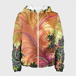 Женская куртка Фрактальный динамичный паттерн