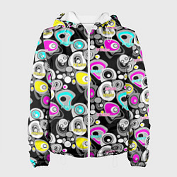 Женская куртка Sport and fitness dark background