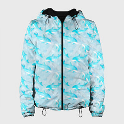 Женская куртка Дельфины в океане