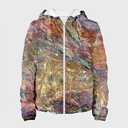 Куртка с капюшоном женская Горная порода возраст которых превышает 3,6 миллиа, цвет: 3D-белый