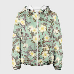 Женская куртка Цветы Дикий Шиповник