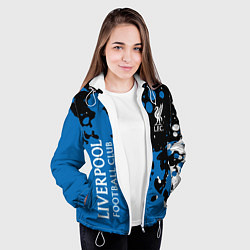 Куртка с капюшоном женская Liverpool Краска, цвет: 3D-белый — фото 2