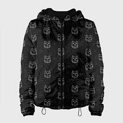 Женская куртка Хмурые Мордочки Котов Под Дождём