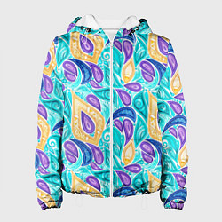 Женская куртка Узоры капельки