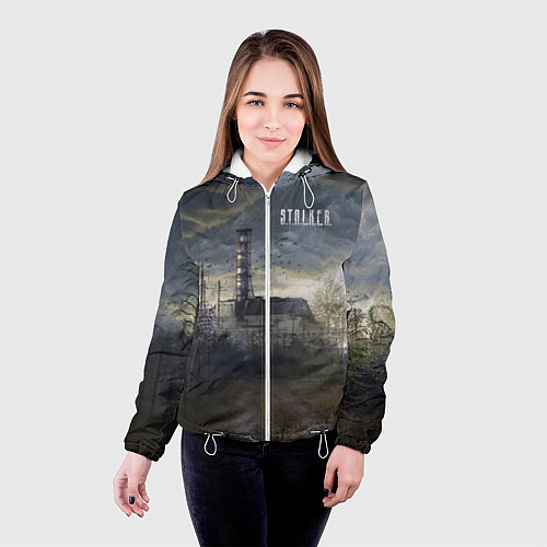 Женская куртка STALKER Саркофаг / 3D-Белый – фото 4