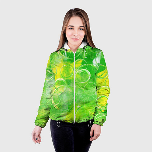 Женская куртка Мохито освежающий / 3D-Белый – фото 4