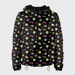 Женская куртка 90s pattern on black