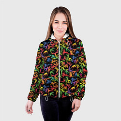 Куртка с капюшоном женская Capoeira color mens, цвет: 3D-белый — фото 2